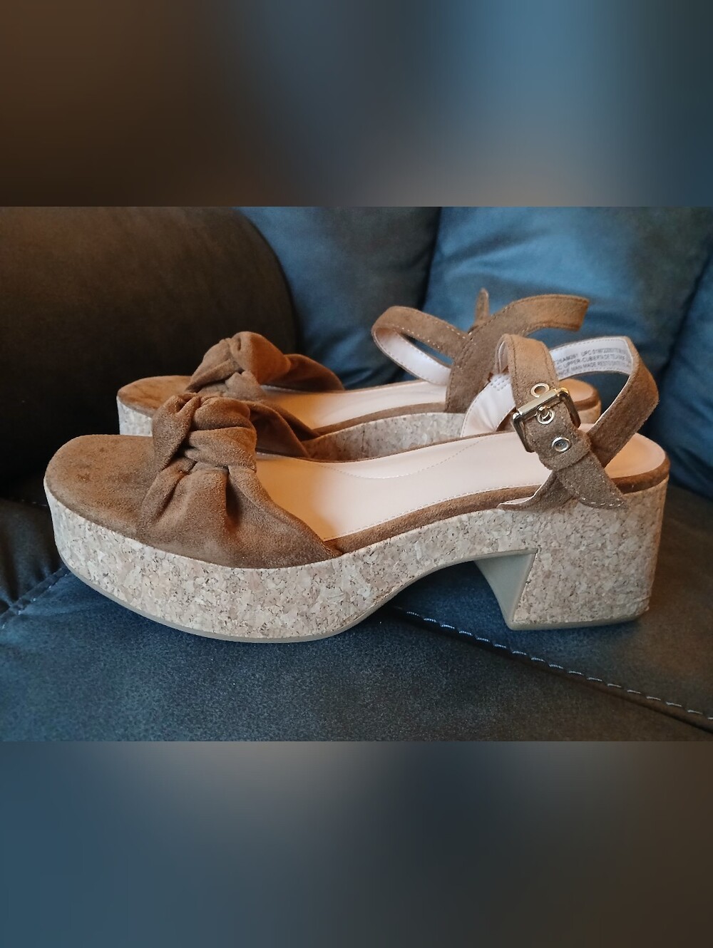 Brown Platform Sandals- 3" Heel Size 11